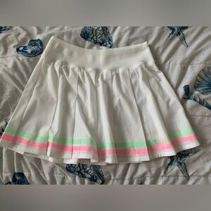 Lilly Pulitzer Luxletic Cosmina high rise pleated skort size medium NWOT